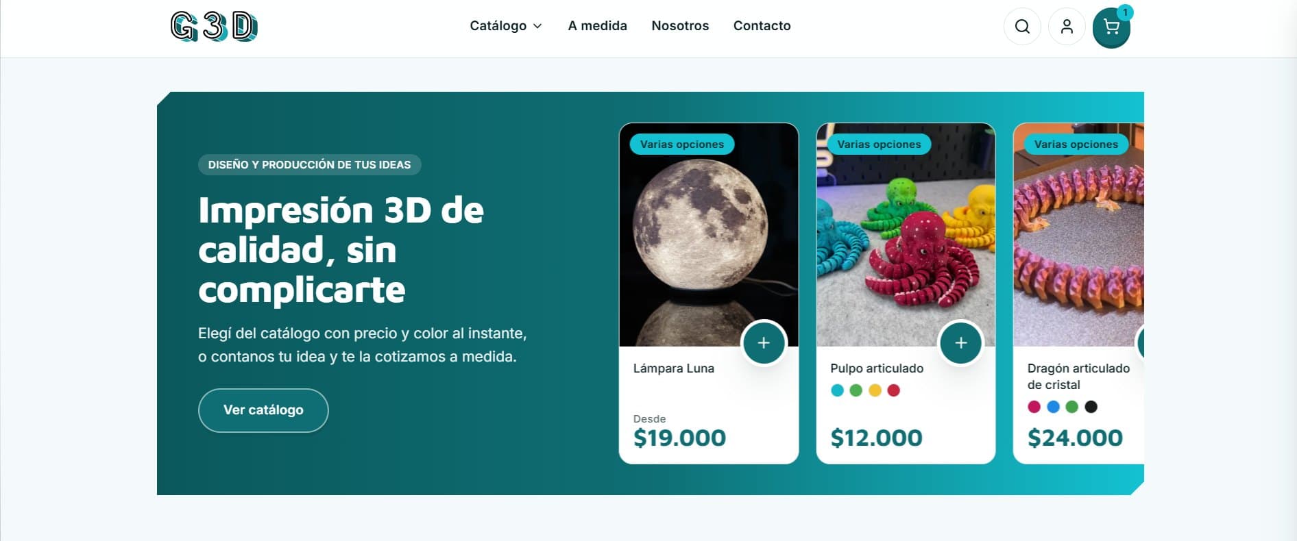 Tienda online de G3D