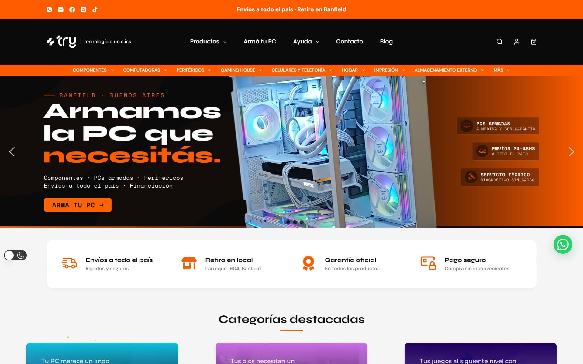 Tienda online de TryHardware